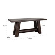 Mesa mostrador Menara 220 (Marrón)