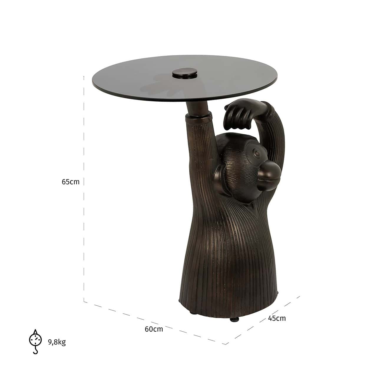 Mesa auxiliar Ape (Bronce)