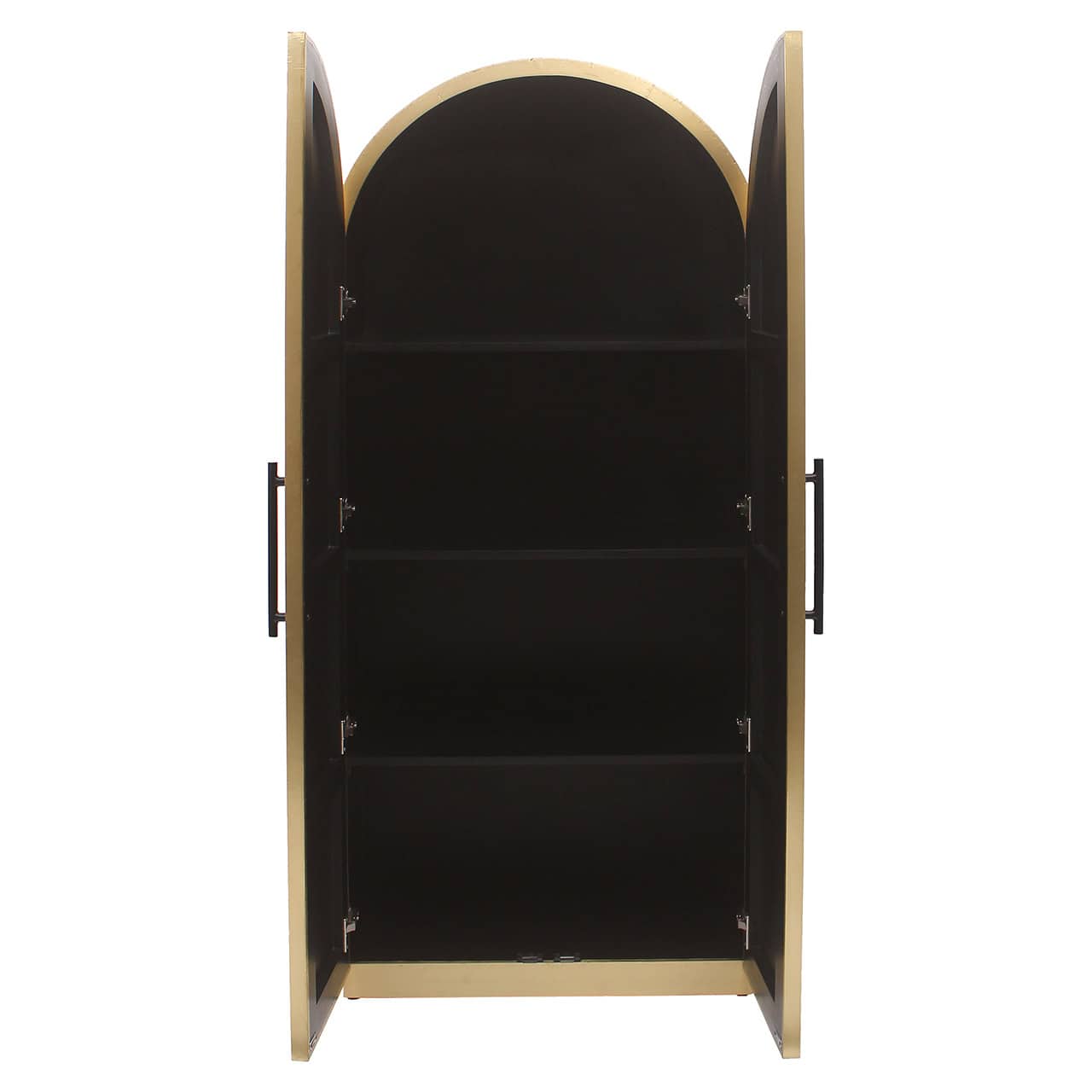 Cabinet Les Arcs 2-doors (Brushed Gold)