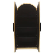 Cabinet Les Arcs 2-doors (Brushed Gold)