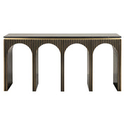 Console Les Arcs brushed gold