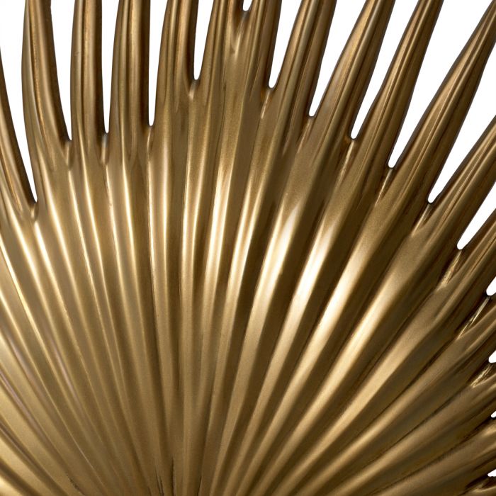 Chandelier Foliage vintage brass finish