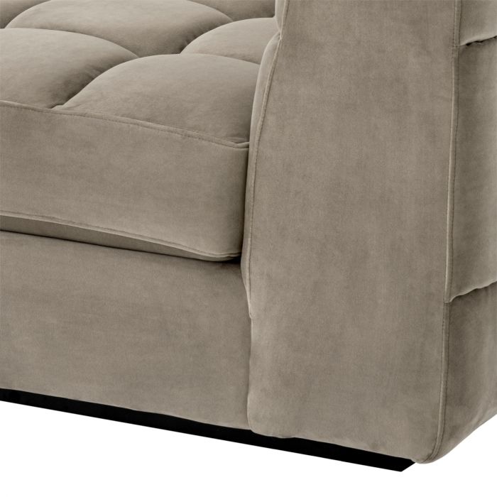 Modular Sofa Dean savona greige velvet - Middle