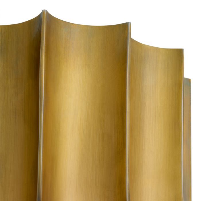 Wall Lamp Quintara vintage brass finish