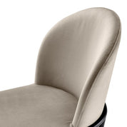 Dining Chair Willis savona greige velvet set of 2