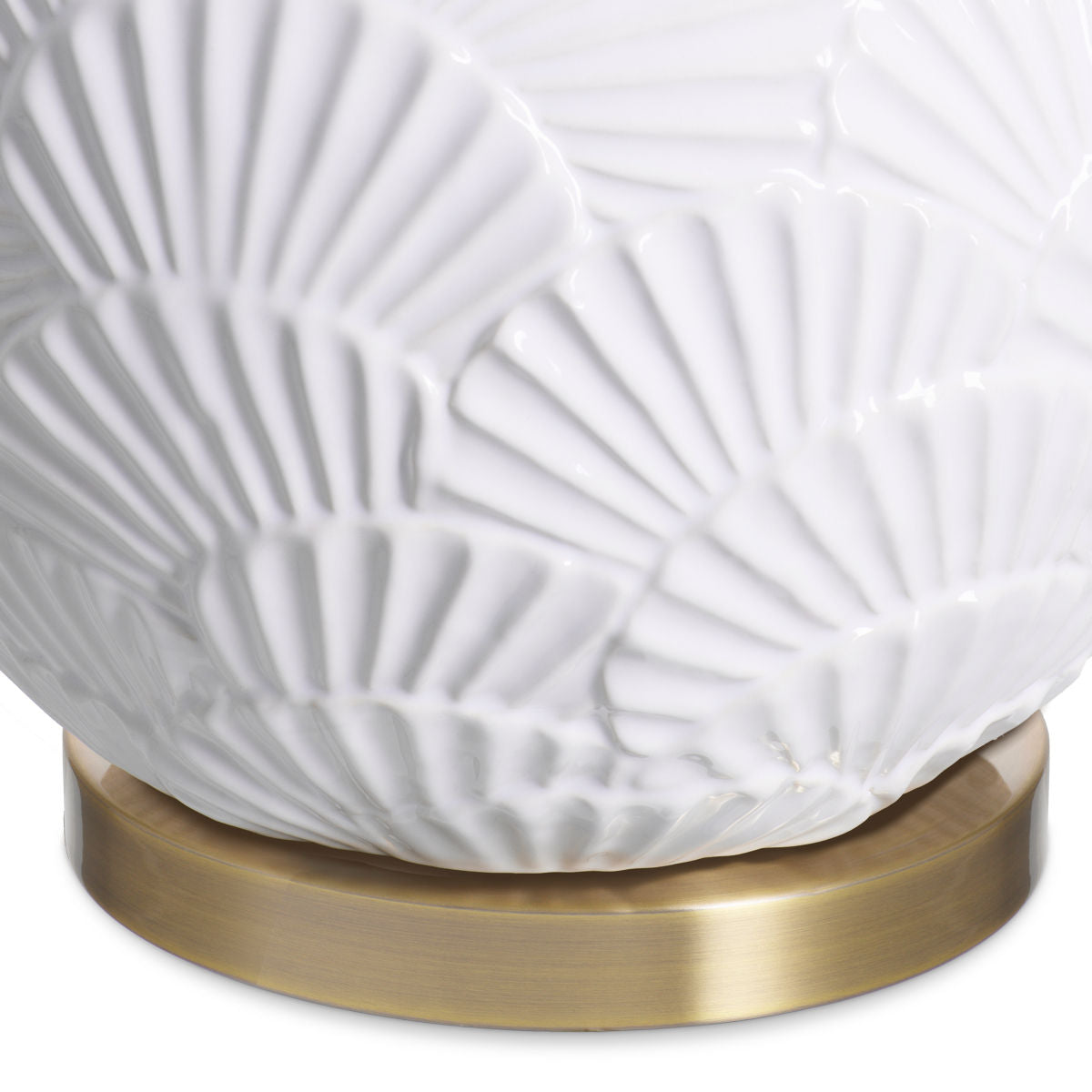 Table Lamp Andorra off-white ceramic incl shade