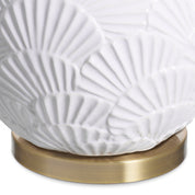 Table Lamp Andorra off-white ceramic incl shade