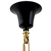 Lámpara de araña Palais con acabado dorado antiguo