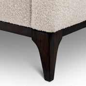 Chair Brannan bouclé chalk white
