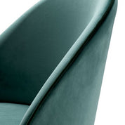 Dining Chair Cooper roche turquoise velvet set of 2