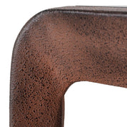 Console Table Quentin oxidized look black glass