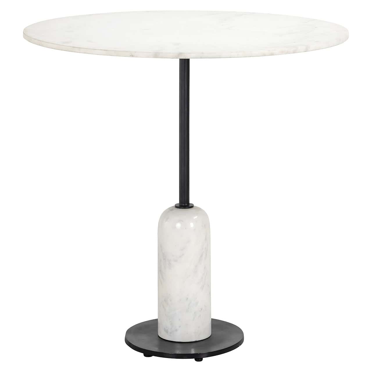 Mesa de bistró Jagger 76,5 Ø (Negro/blanco)