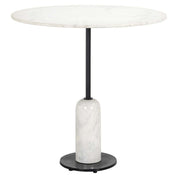 Mesa de bistró Jagger 76,5 Ø (Negro/blanco)
