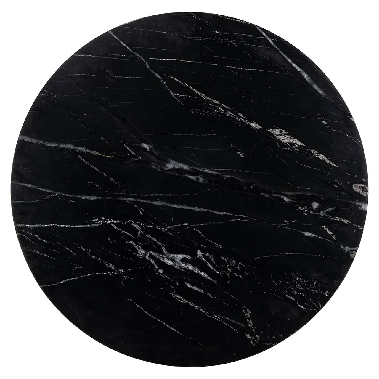 Mesa de bistró Logan 75Ø (Negro/dorado)