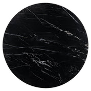 Mesa de bistró Logan 75Ø (Negro/dorado)