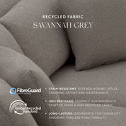 Sofa Vista Grande Lounge savannah grey