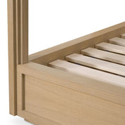 Canopy Bed Tribeca natural oak veneer