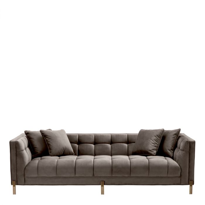 Sofa Sienna savona grey velvet