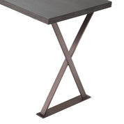 Desk Sanderson mocha straight oak veneer