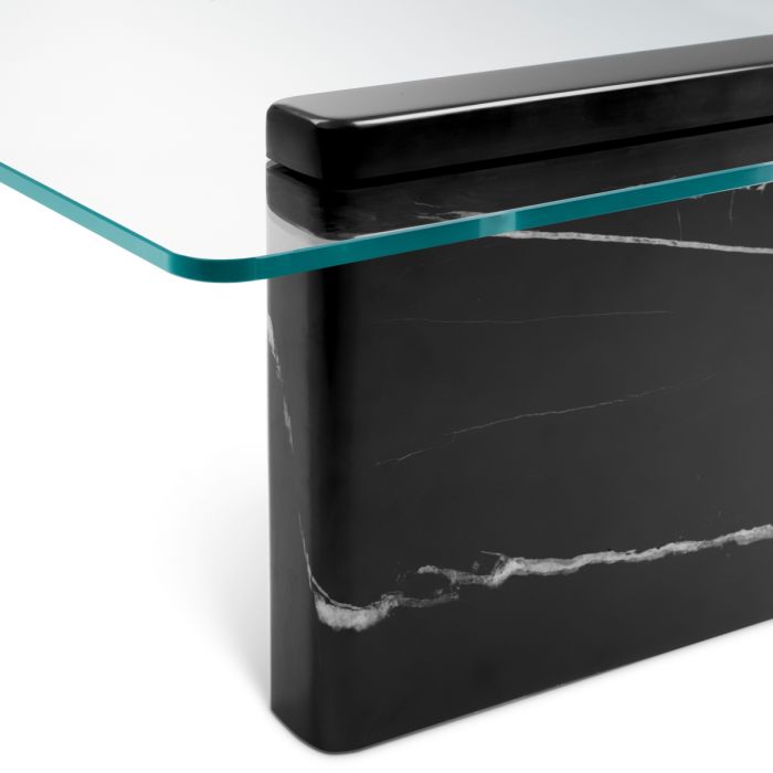 Mesa de centro Stonecrest de mármol negro