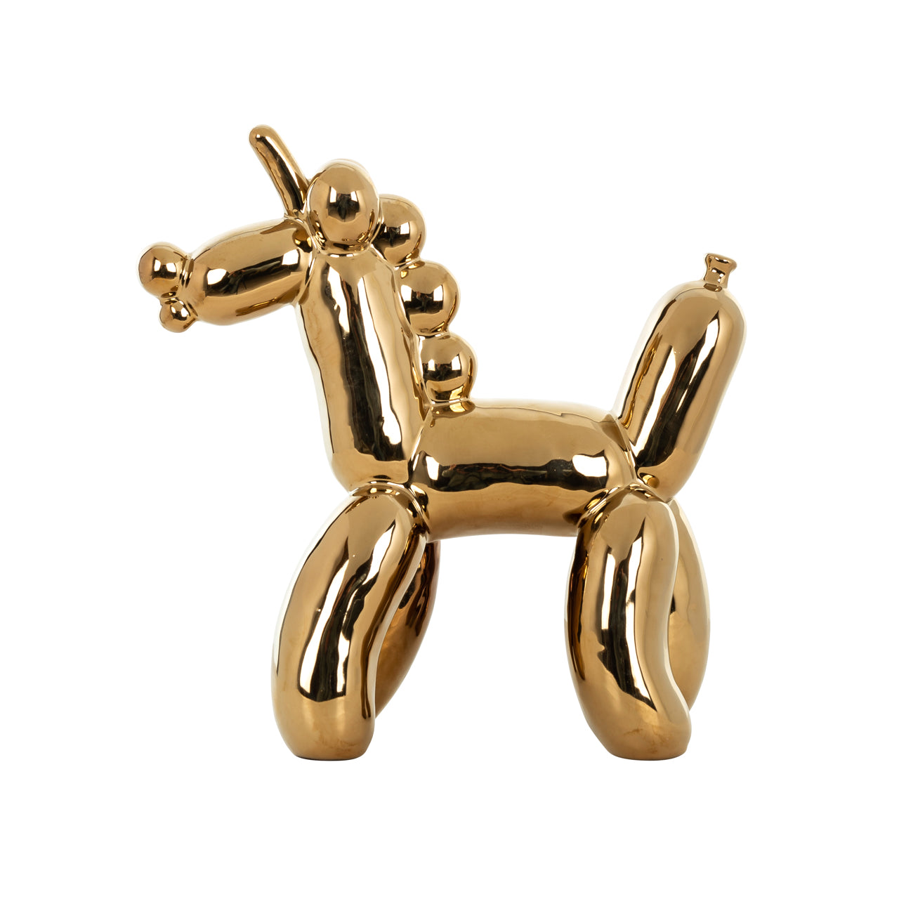 Decorative object Balloonicorn gold