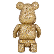 Decorative object Bear gold sitting