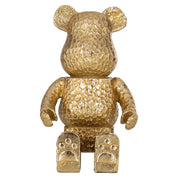 Decorative object Bear gold sitting