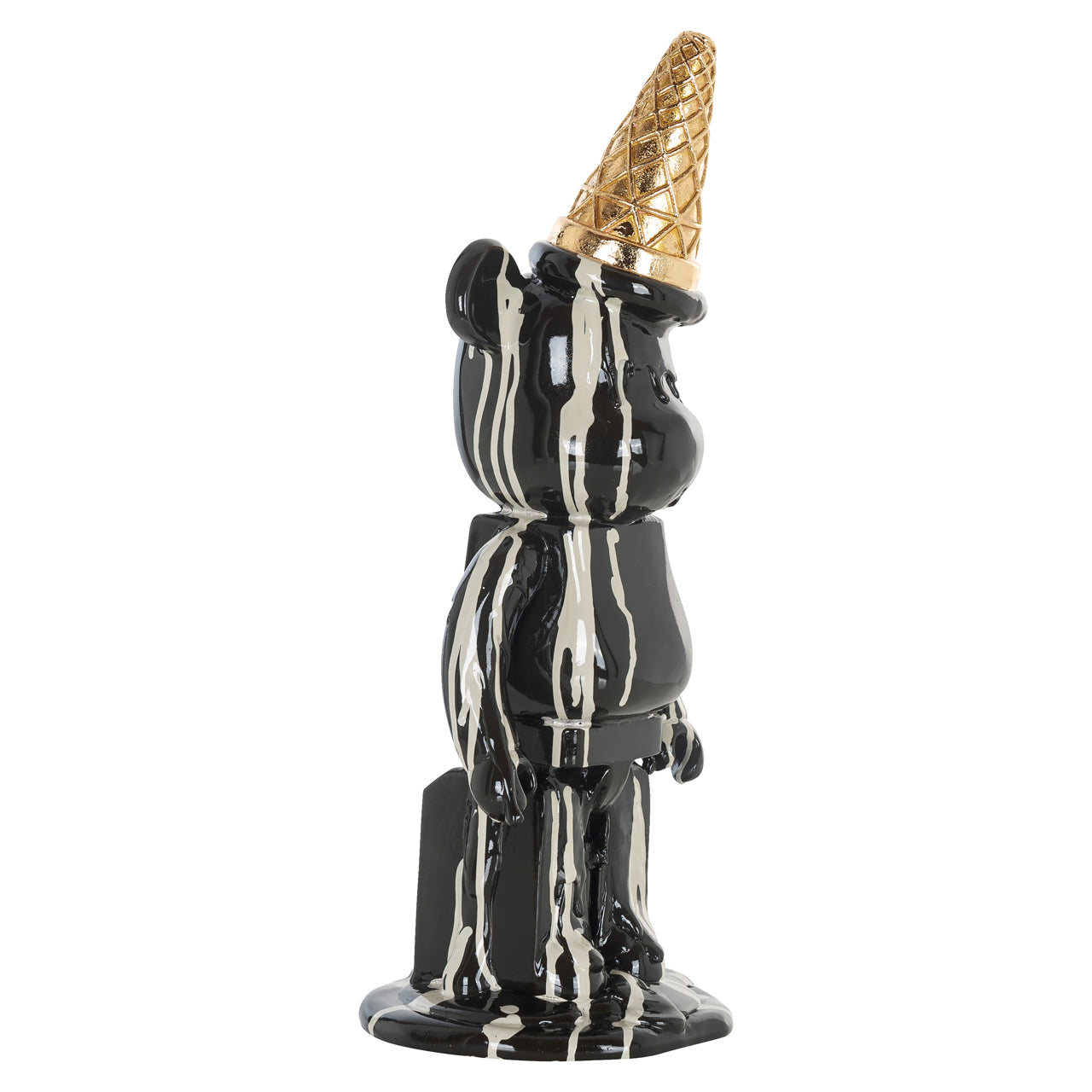 Decorative object Icebear black