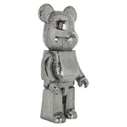 Decorative object Bear silver large