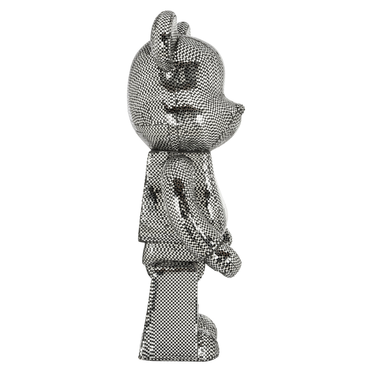Decorative object Bear silver large