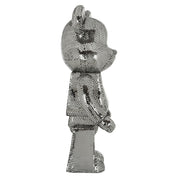 Decorative object Bear silver large