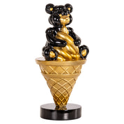 Decorative object Harly black/gold