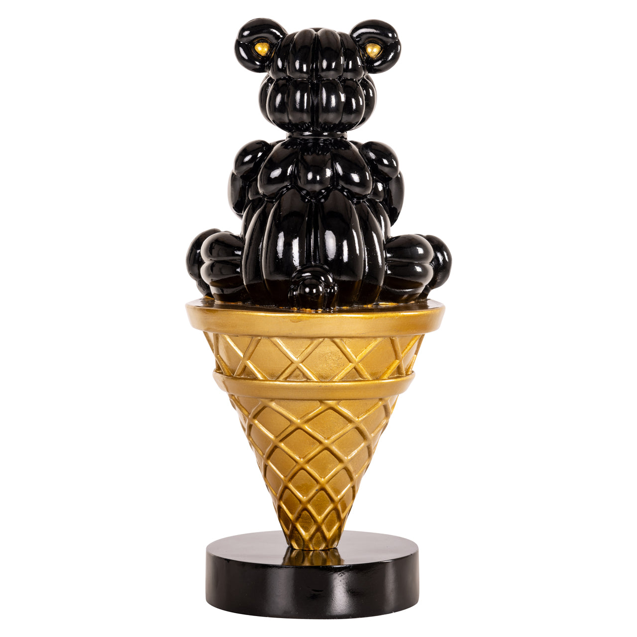 Decorative object Harly black/gold