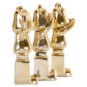 Decorative object Berna gold (Set of 3)