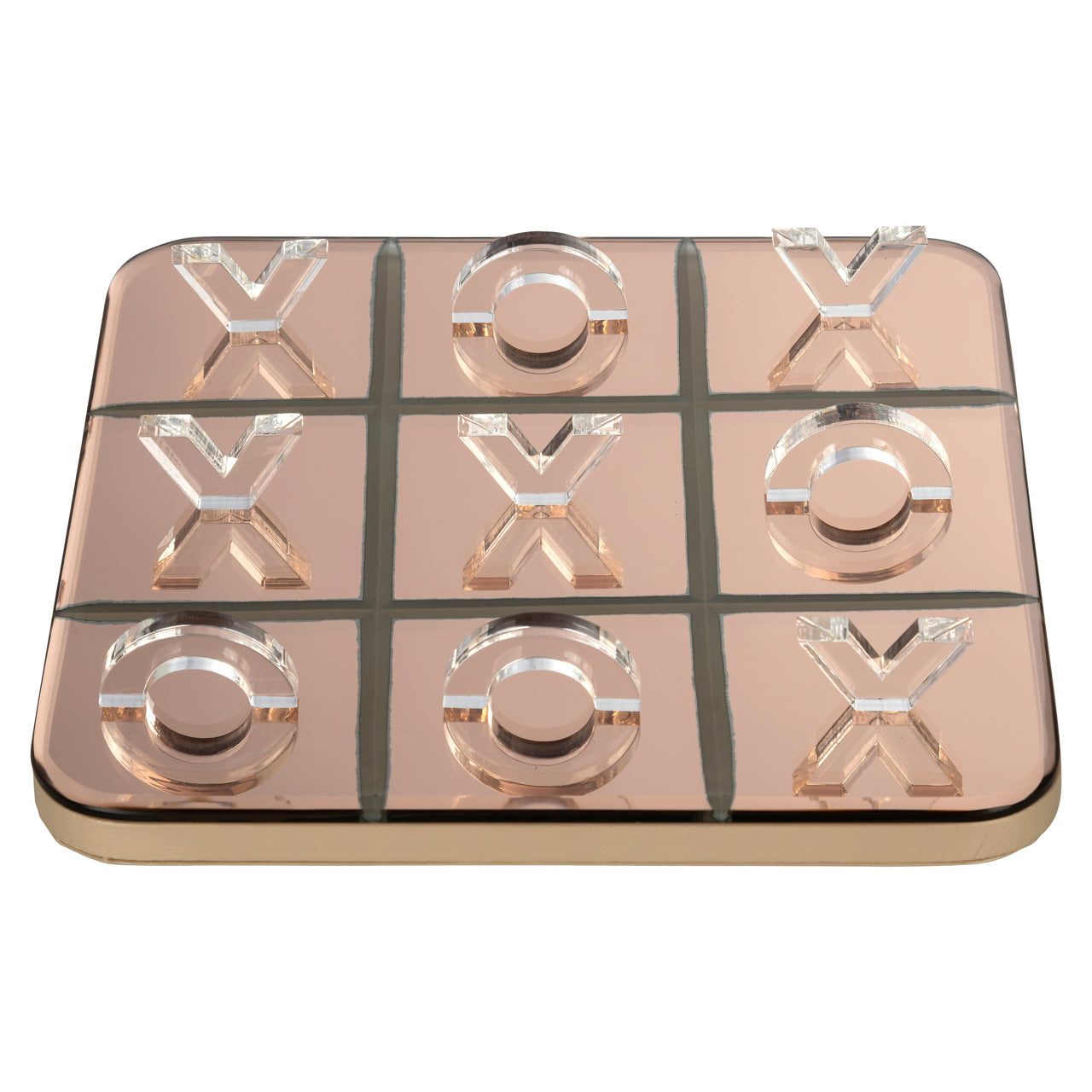 Decorative game Caylin gold Tic-Tac-Toe