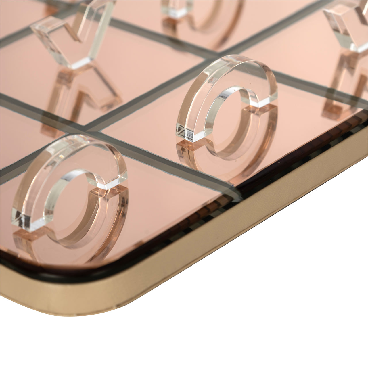 Decorative game Caylin gold Tic-Tac-Toe