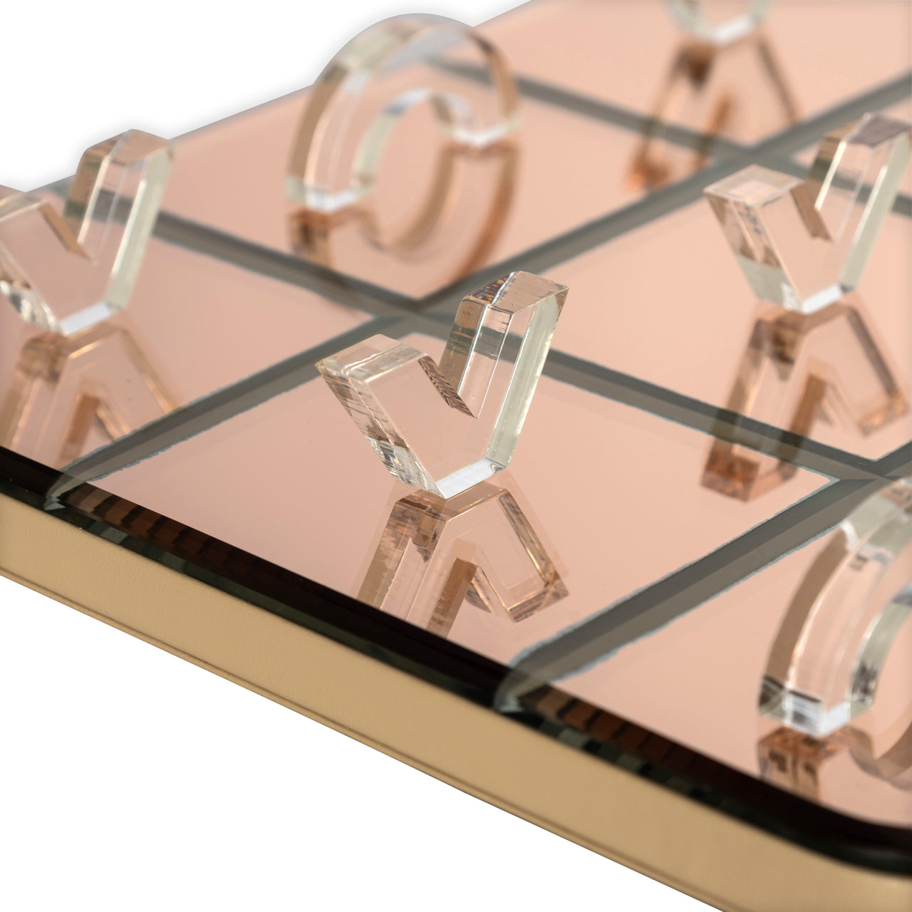 Decorative game Caylin gold Tic-Tac-Toe