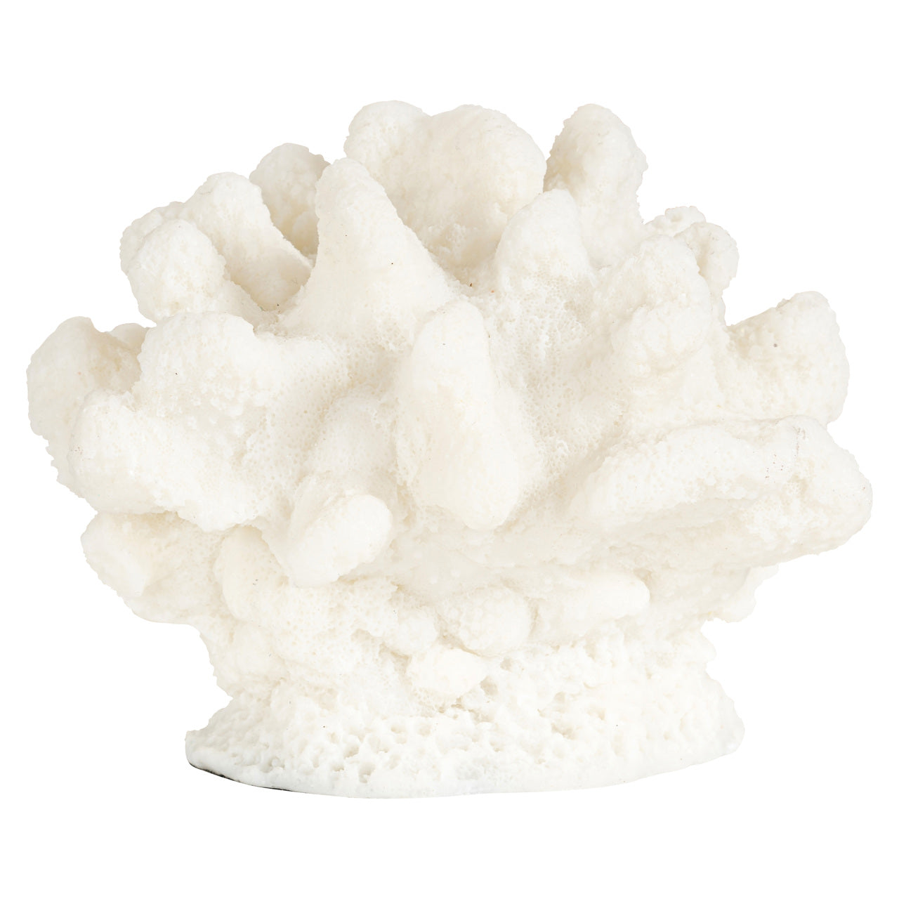 Decorative object Mare white coral look