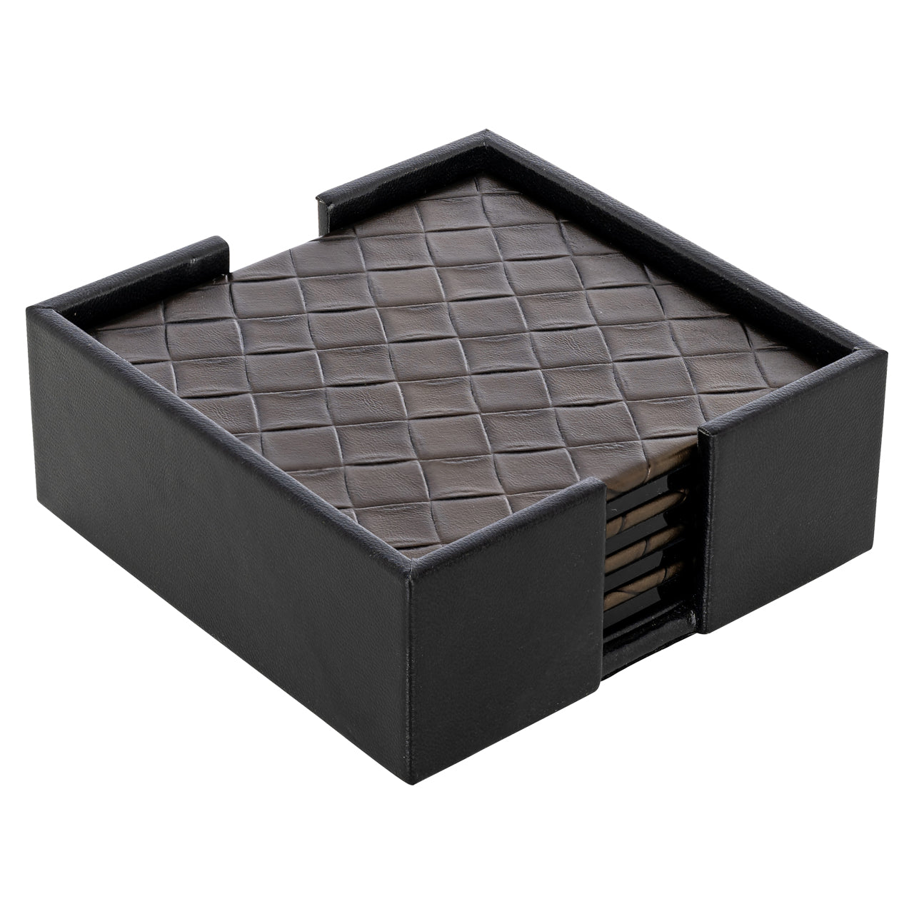 Wine & Bar accessory Yora black Set of 4 coasters