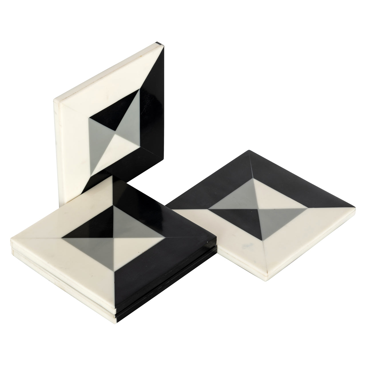 Wine & Bar accessory Louel black Set of 4 coasters
