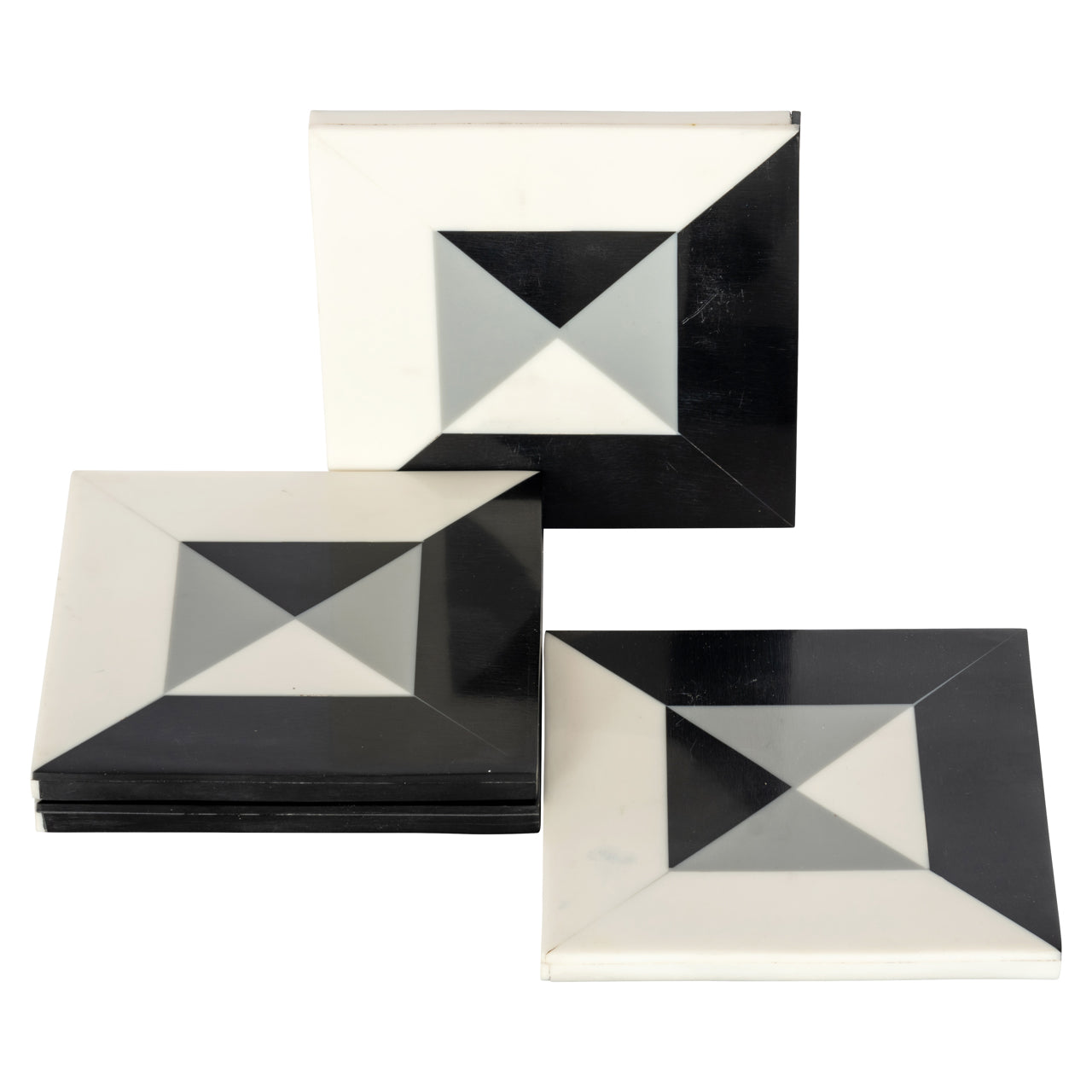Wine & Bar accessory Louel black Set of 4 coasters