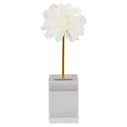Decorative object Eline white large