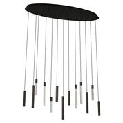 Chandelier Oxley bronze large