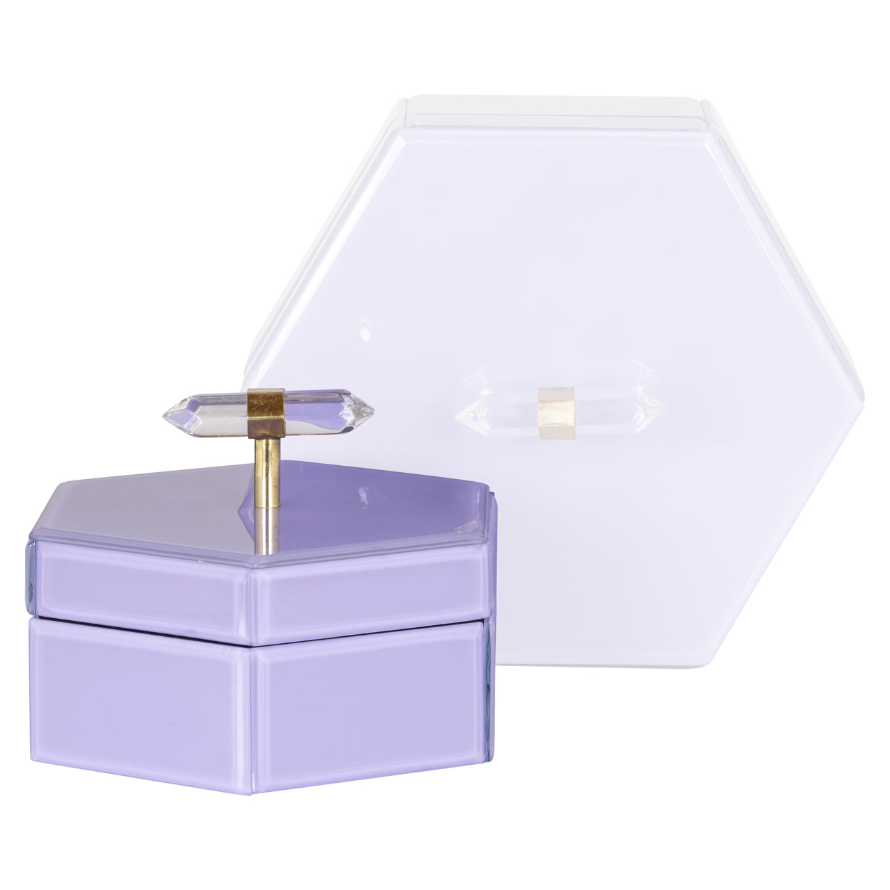 Storage box Jutta purple small