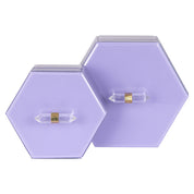Storage box Jutta purple small