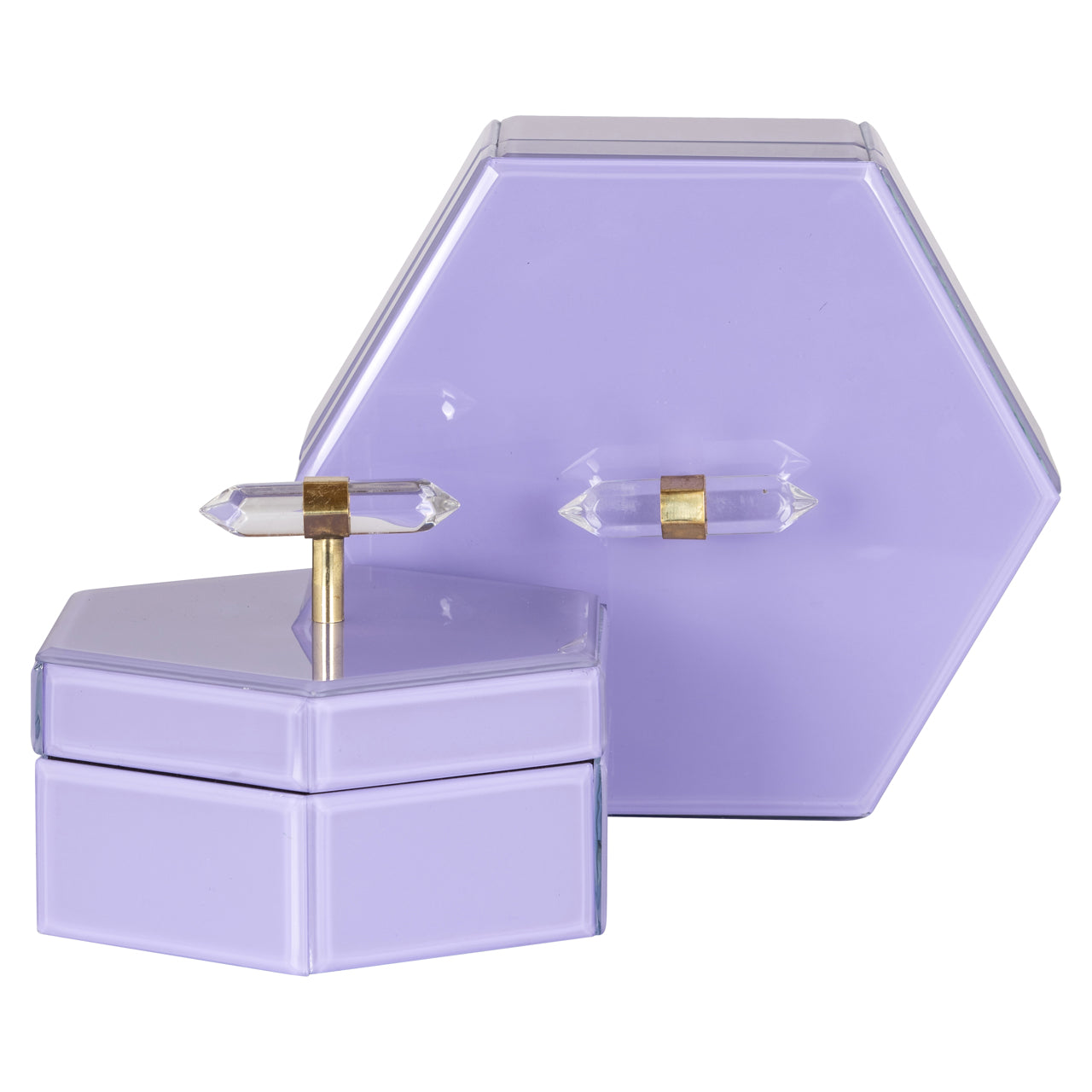 Storage box Jutta purple large