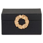 Storage box Amal black/gold small