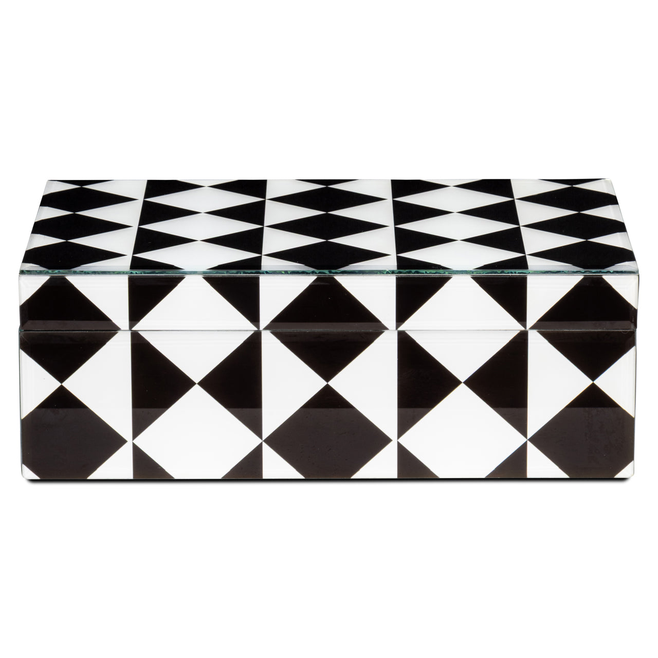 Storage box Silas black/white large