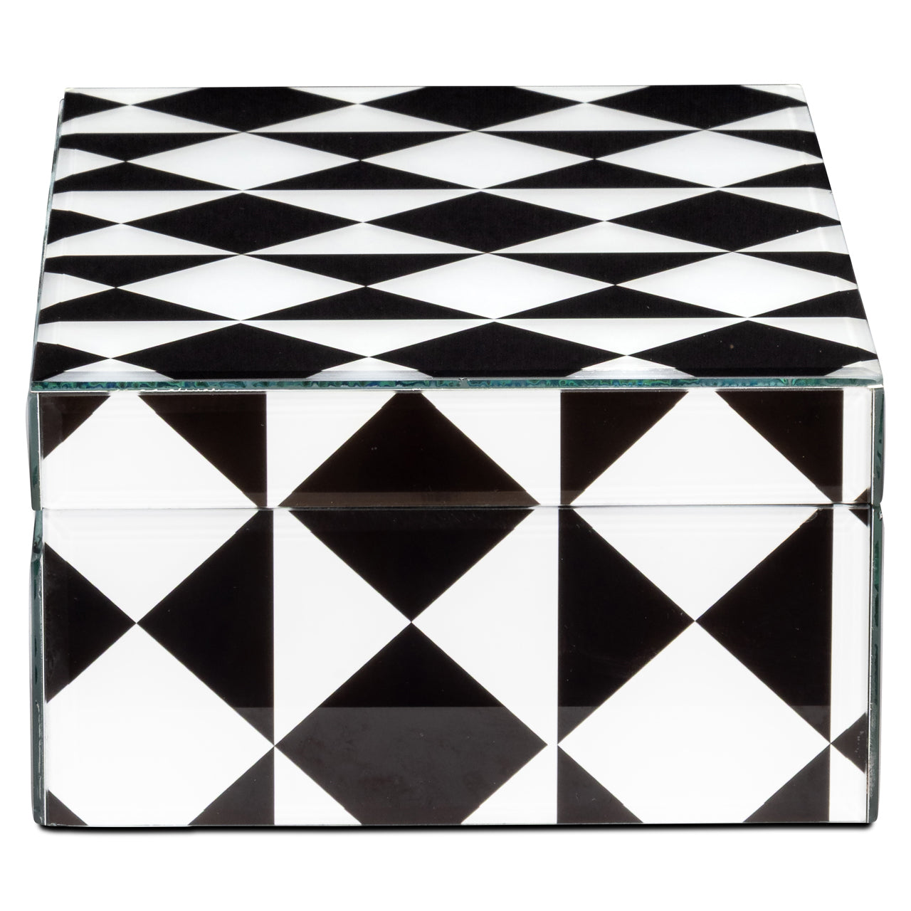 Storage box Silas black/white large