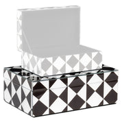 Storage box Silas black/white large